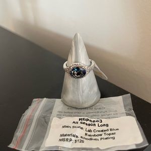 All Season Long Rainbow topaz Ring Size 7